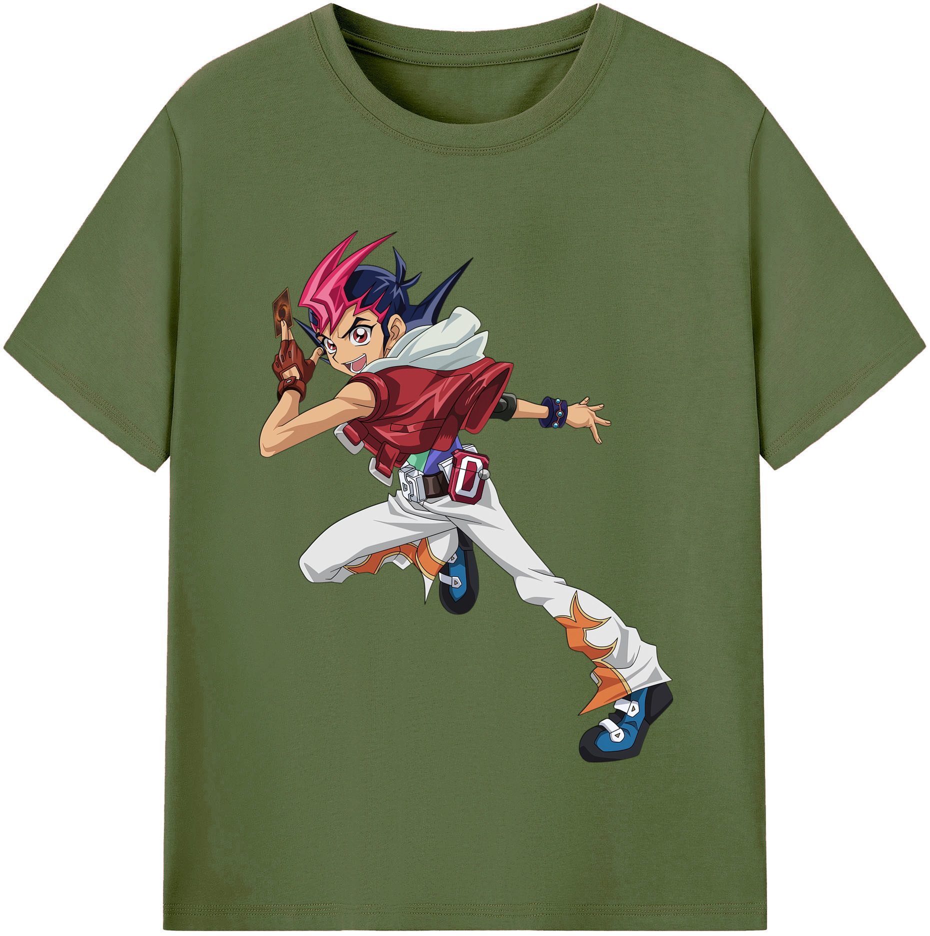（画像用） 遊☆戯☆王 Yu-Gi-Oh! 綿100％半袖Tシャツ（フロントプリント）